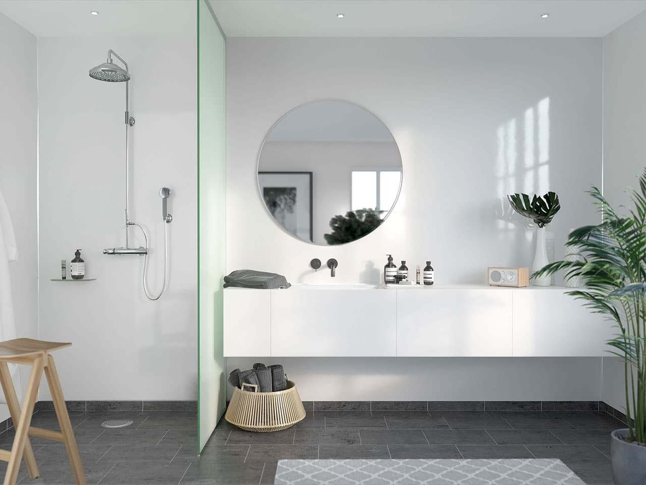 az fast bath fibo athens white wet room