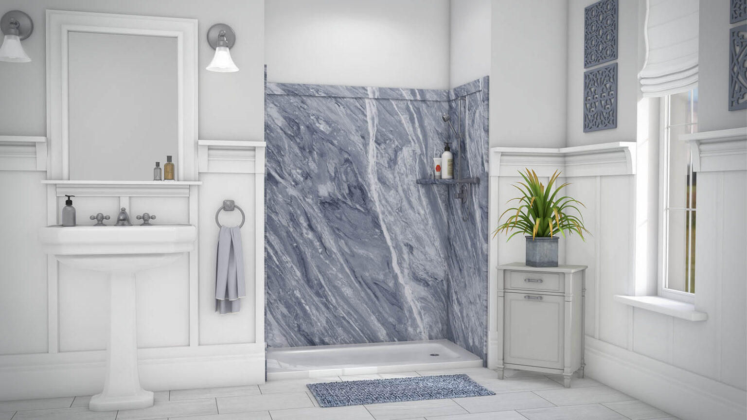 az fast bath signature bardiglio