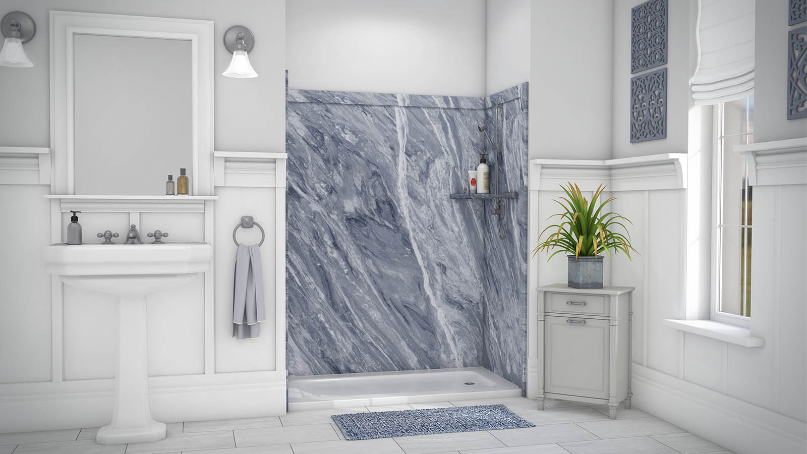 az fast bath signature bardiglio