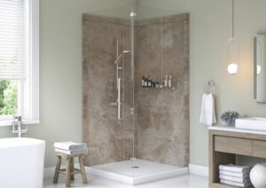 Arizona Shower Resource Center az fast bath signature mocha travertine stone shower 2