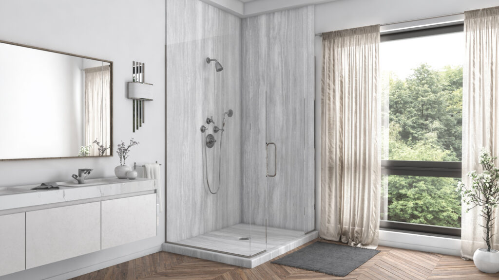 az fast bath signature veincut gray stone shower 2