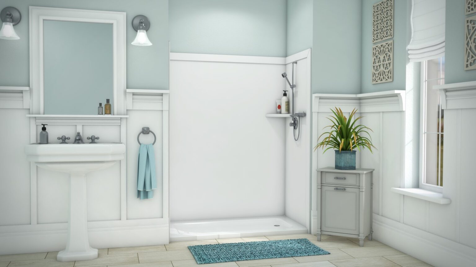 az fast bath signature white