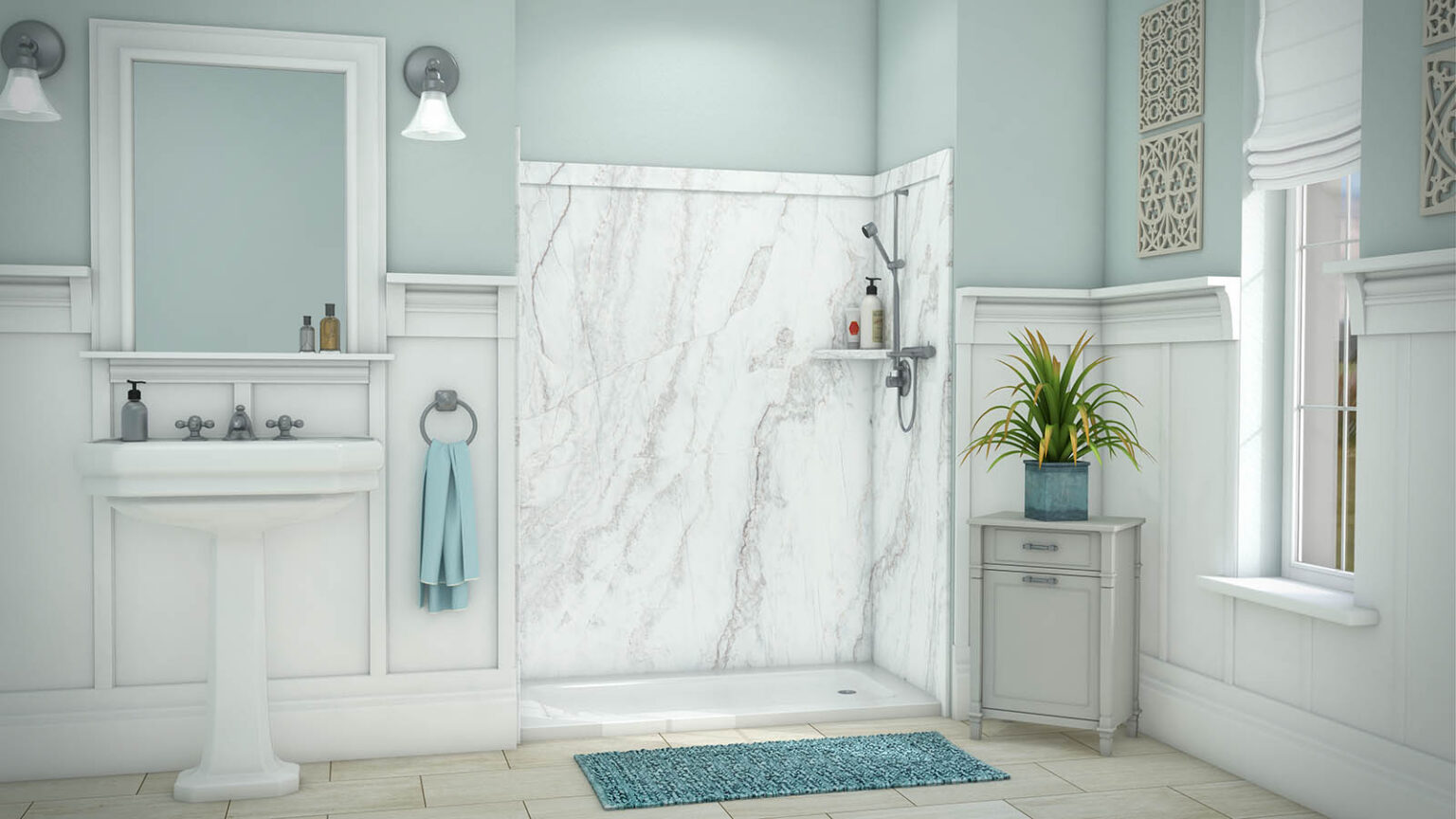 az fast bath signature white pearl