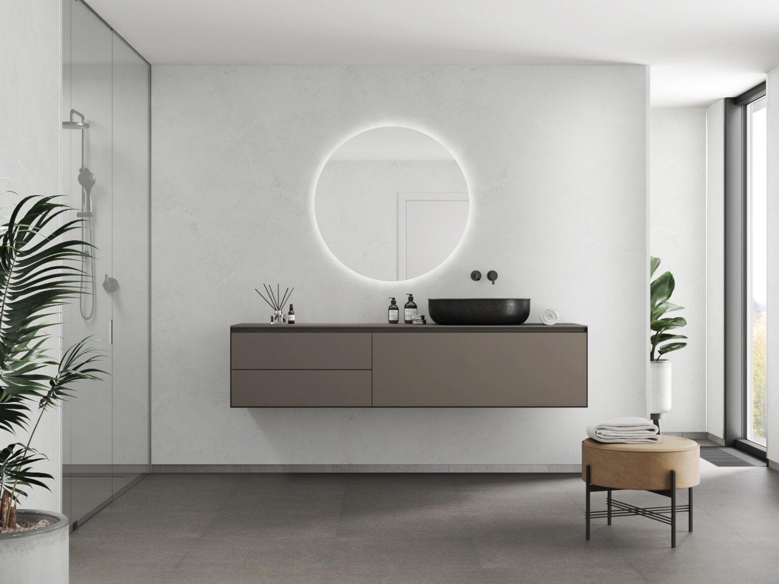 fibo white marble